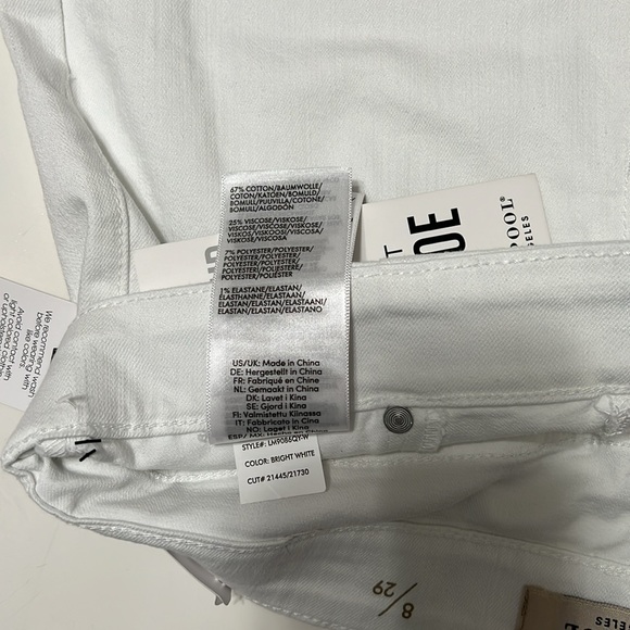 Liverpool Chloe Pull-On The Short Bright White Size 8/29 - Picture 5 of 6